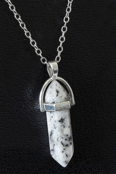 Tesbih Atölyesi Certified Nail Model Moon Stone Necklace