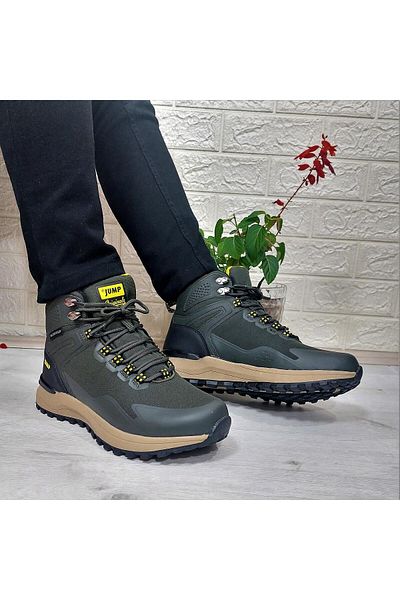 Jump 29652 Khaki Waterproof Non-Slip Comfortable Men's Boots