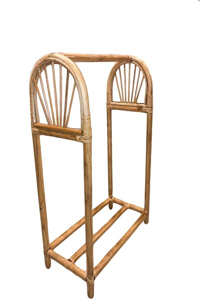 rengimo Konfeksiyon Askısı Ayaklı Askılık Elbise Askılığı Rattan Askılık