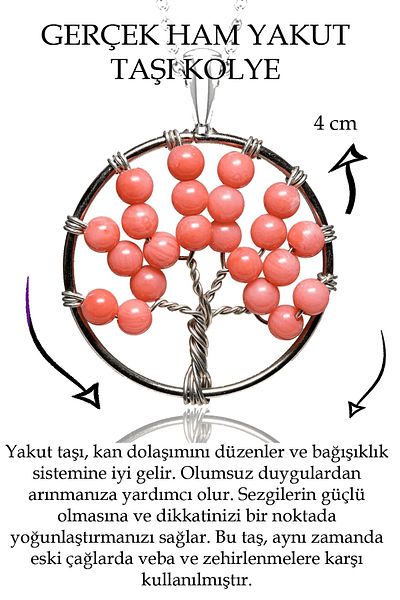 Tesbih Atölyesi Tree of Life Pattern Certified Ruby Necklace