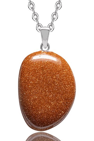 Tesbih Atölyesi Drum Model Brown Star Stone Necklace - Silver Apparatus
