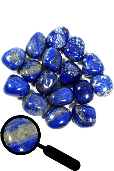 Tesbih Atölyesi Sertifikalı Lapis Lazuli Taşı Kütle - İri Boy