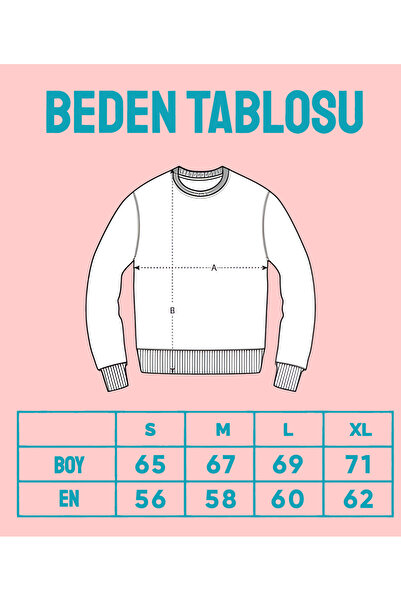 MAGORS Etnik Desenli At Baskılı Unisex Beyaz Sweatshirt