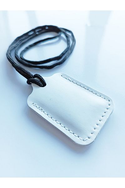 ViP GiFT Small Quadrilateral Cevşen Prayer Pendant Amulet Genuine Leather
