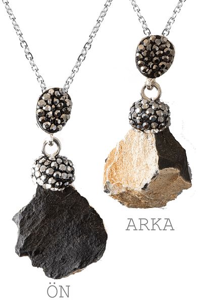 Tesbih Atölyesi Certified Zircon Stone Model Onyx - Onyx Stone Necklace (Raw Unprocessed)