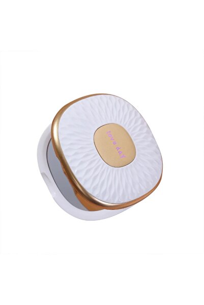 Double Sided Portable Compact Makeup Mirror Folding Mini Bag Makeup Hand Mirror Mr-101 White