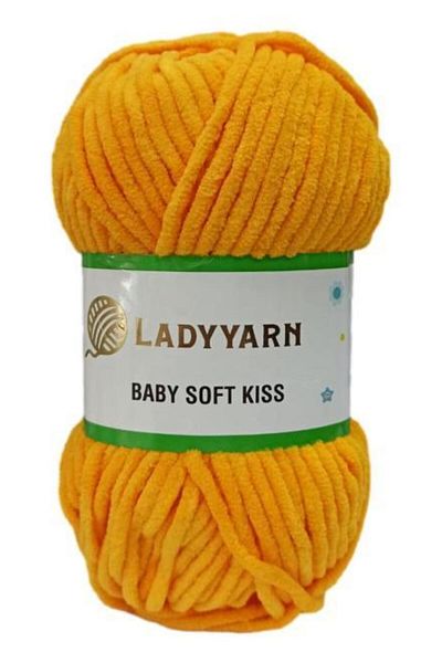 Lady Yarn بيبي سوفت كيس خيط مخملي 1 قطعة 100 جرام