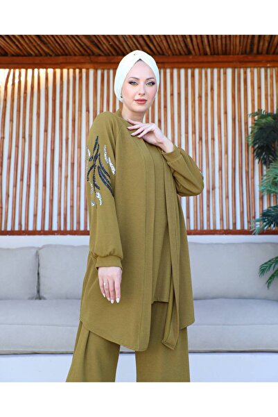 Sum TRIPLE KNITTED PUL EMBROIDERED SET