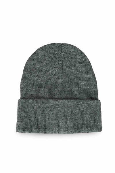 white stars Unisex Black Thin Ribbed Winter Beanie - For Men Or Women