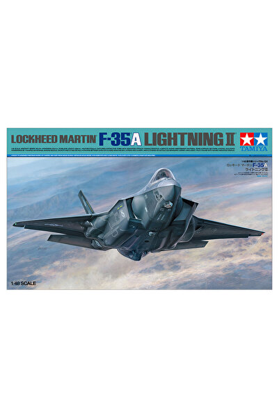 TAMIYA 1/48 Lockheed Martin F-35A Lightning II Plastik Uçak Maket Kiti, Demonte Hobi Seti