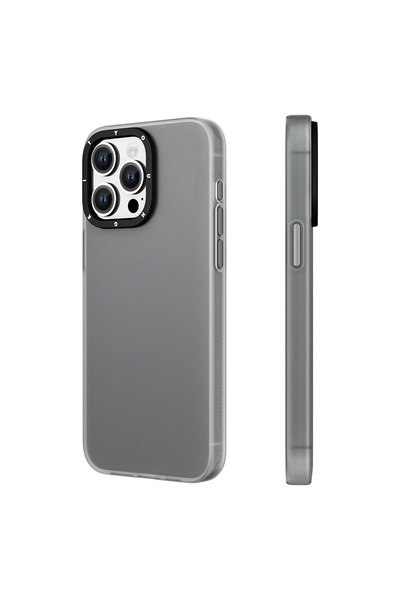 Youngkit iPhone 15 Pro Uyumlu Kılıf Buzlu Mat Tasarım Youngkit Hidden Sand Se...