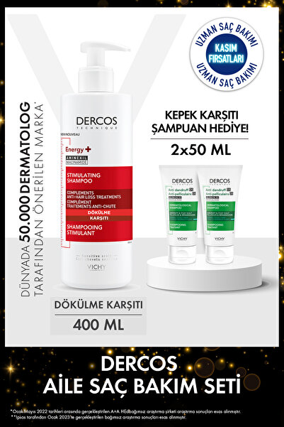 Vichy Dercos Aile Saç Bakım Seti