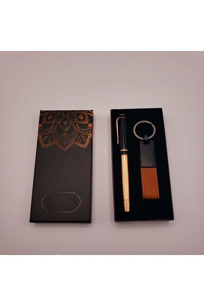 MRShopping MR Stylish Keychain and Pen Set with Gift Box