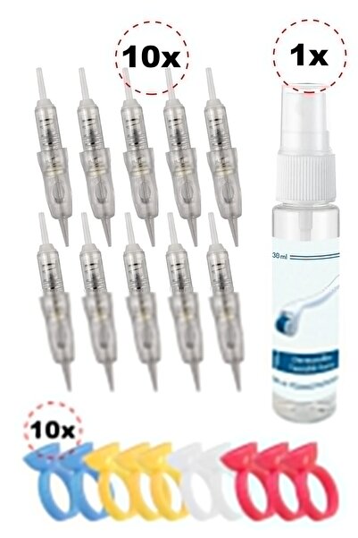 MRS NEF Kozmetik Ji Dragon V8 Ve Monika Kalıcı Makyaj Cihazları Uyumlu Kalıcı Makyaj Iğnesi 1 Pin 10 Adet