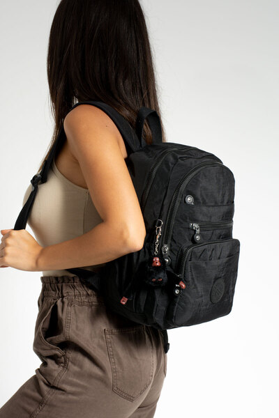 YOGII مولينا موديل للجنسين مدرسة ثانوية جامعة كيبلينج قماش مقاوم للماء يومي وحقيبة مدرسية متعددة الأقسام VIP