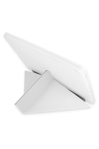 AQUA AKSESUAR iPad Pro 12.9 (2018) Compatible Case with Pen Compartment and Sleep Mode Smart Case - Gray