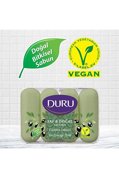 Duru Beauty Soap with Pure & Natural Olive Oil Eco 4x70gr