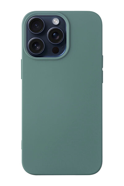 shoptocase Iphone 15 PRO MAX Uyumlu İçi Süet Lansman Lux Silikon Telefon Kılıfı