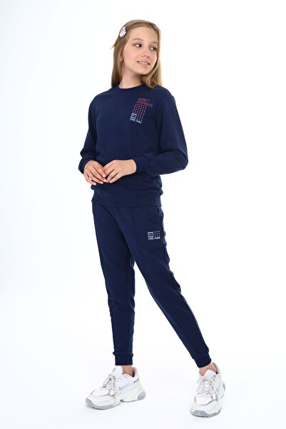 nç nural طقم بدلة رياضية جديدة ذات 3 خيوط برقبة دائرية - 6-8-10-12-14-16