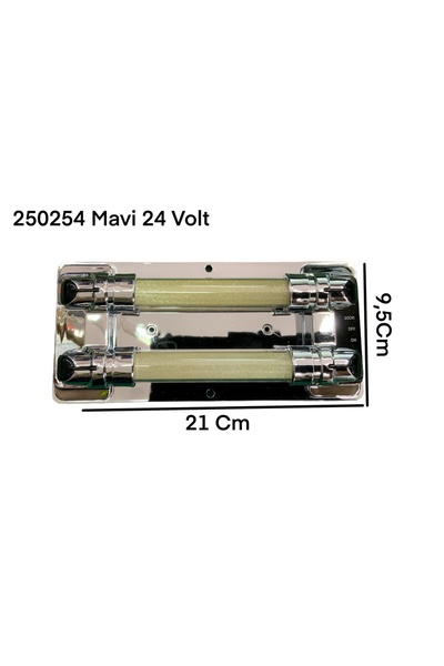 gcstore 24 فولت مصباح السقف الداخلي للسيارات لمبة LED زرقاء