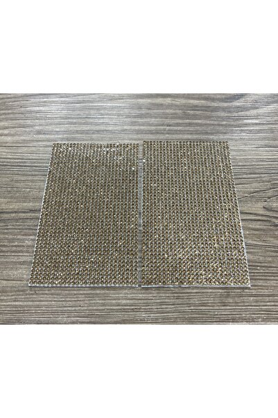 TURGAÇ Kristal taşlı suni deri parçası