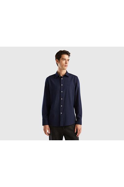 United Colors of Benetton Мъжка риза Оксфорд 5XODUQ02K