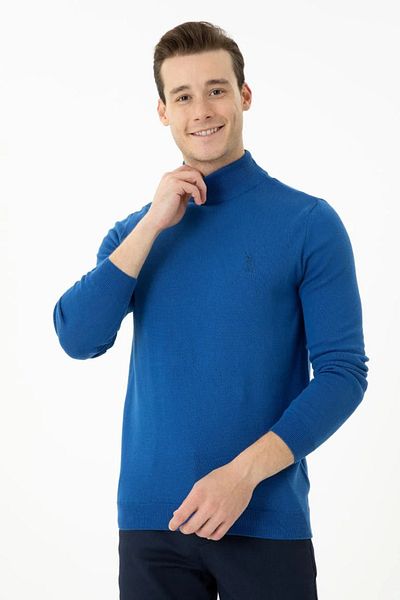 U.S. Polo Assn. БАЗА. Поло Асоциация Мъжки меланжов пуловер G081SZ120TK.000 TEKSPOR