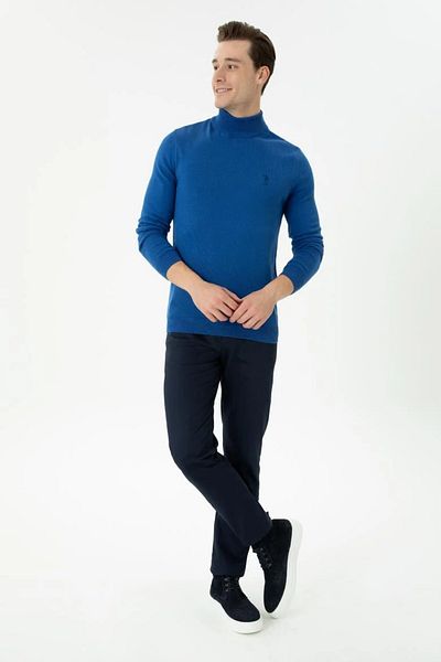 U.S. Polo Assn. БАЗА. Поло Асоциация Мъжки меланжов пуловер G081SZ120TK.000 TEKSPOR