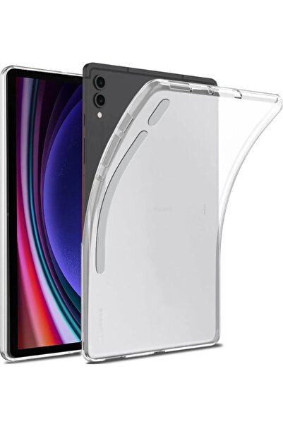 Nezih Case Samsung Galaxy Tab S9 Ultra SM-X910 Şeffaf Süper Silikon Arka Kapak