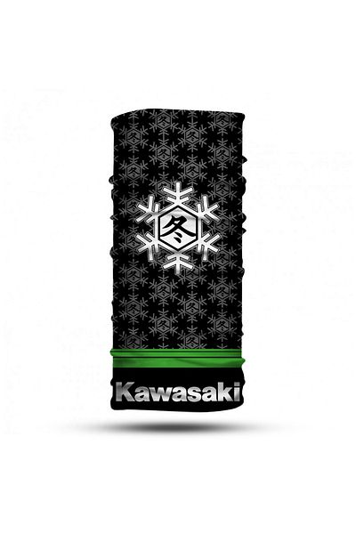 Vwear Kawasaki Logo Patterned Neck Collar Bandana Hair Band