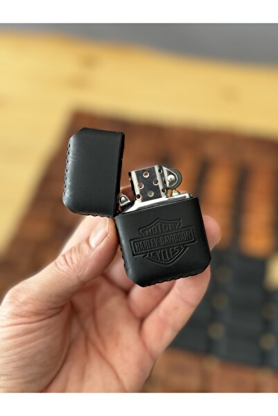 Atölye Çınar Leather Handmade El Yapımı Hakiki Deri Zippo Çakmak
