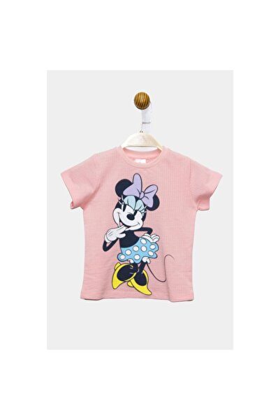Minnie Mouse Lisanslı Kız Çocuk Tişört 21351