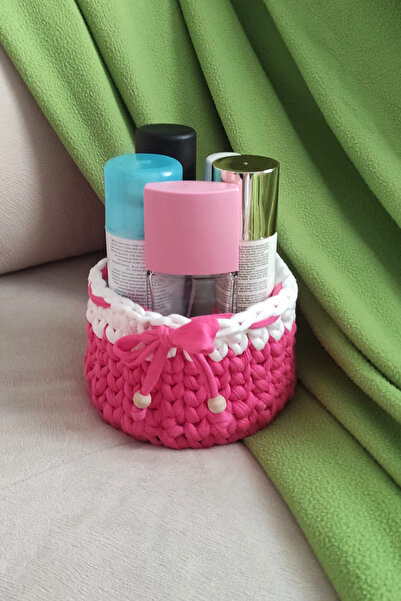 nftart.design حمام مصنوع يدويًا من القطن الممشط وسلة متعددة الأغراض