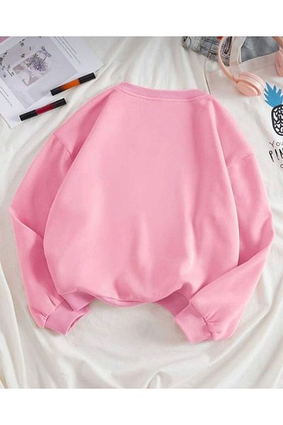 My Blog Kids Pink Los Angeles Crew Neck Sweatshirt