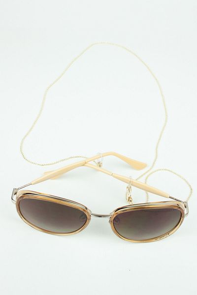 Liveyn Design Thin Chain Gold Glasses Strap