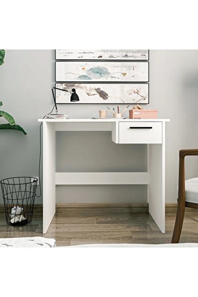 Meltem Çelik - BMdekor Çalışma Masası Gonca Beyaz