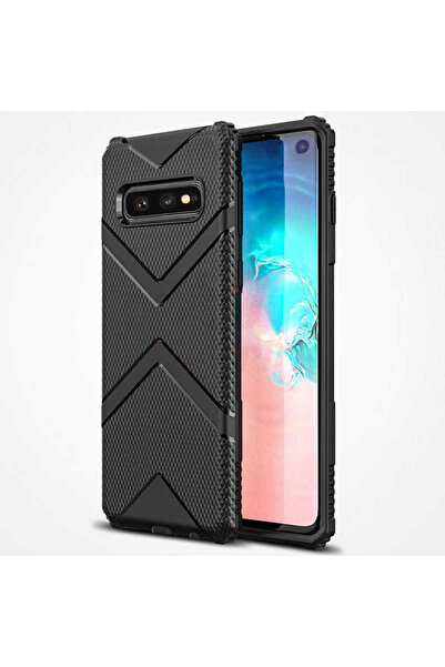 ZM STORE Galaxy S10e Uyumlu Kılıf Köşe Korumalı Hank Silikon Kapak