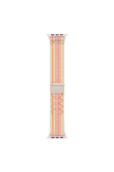 Strap U Apple Watch 2/3/4/5/6/7/8/9/SE Uyumlu 38mm-40mm-41mm Yapıştırmalı Has...