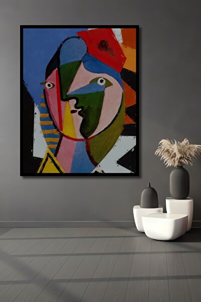 Teona Ahşap Ahşap Picasso Modern Gallery Soyut Artwork Collection Tablo Çerçe...