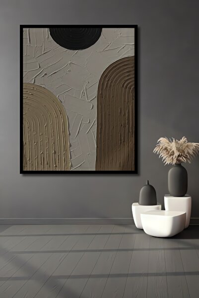 Teona Ahşap Dekoratif Bohem Ahşap Tablo Çerçeve Görünümlü Dikey Duvar Dekoras...