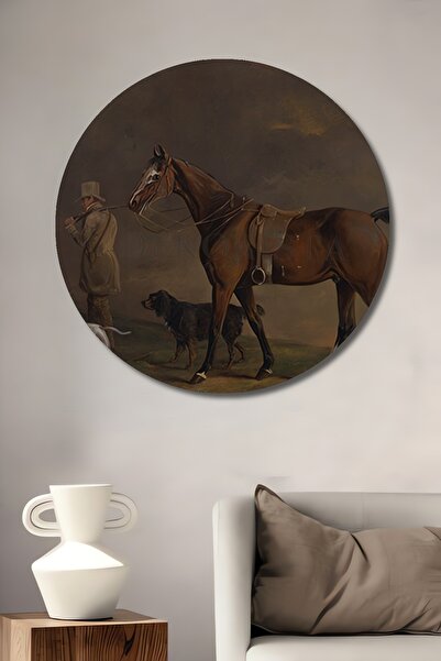 Teona Ahşap Dekoratif Ahşap Vintage Atlı Poster Galeri Duvarı Sanatsal Tablo ...