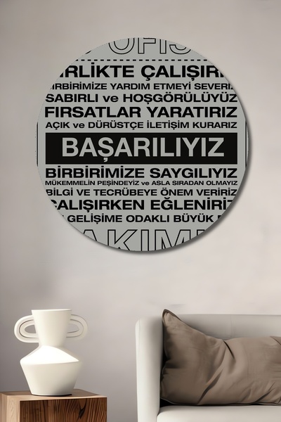 Teona Ahşap Ofise Motivasyon Panosu Kurumsal Hediyelik Ahşap Tablo - Ahşap Ta...