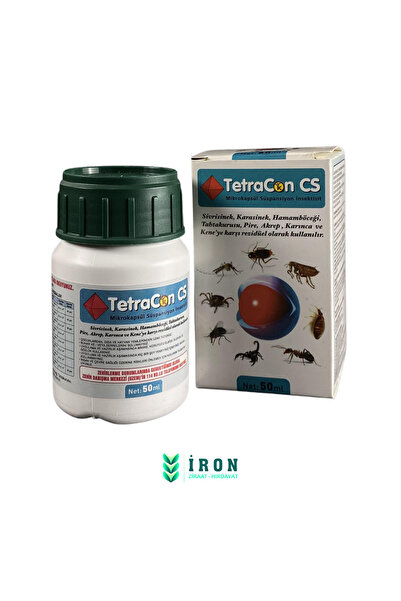 Kulsan İlaç Tetracon Cs 50ml Sinek Karınca Bit Pire Kene Hamamböceği Ilacı Pİ...