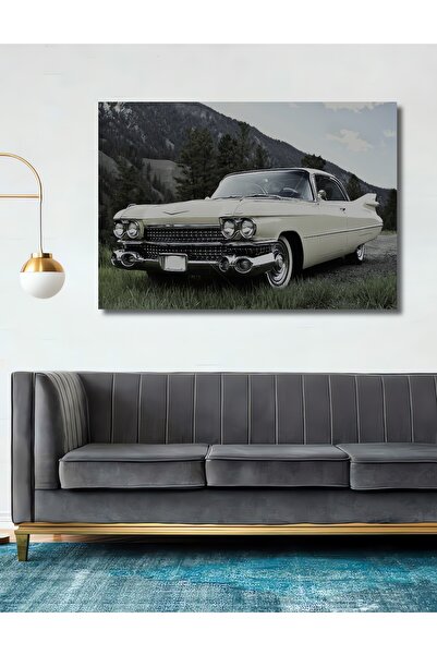 Teona Ahşap Dekoratif Ahşap Tablo Retro Araba Garaj 3 Boyutlu Ofis Posteri Şı...