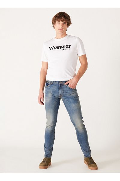WRANGLER Low Waist Slim Fit Herren-Jeanshose W18S031XT Larston Jeanshose