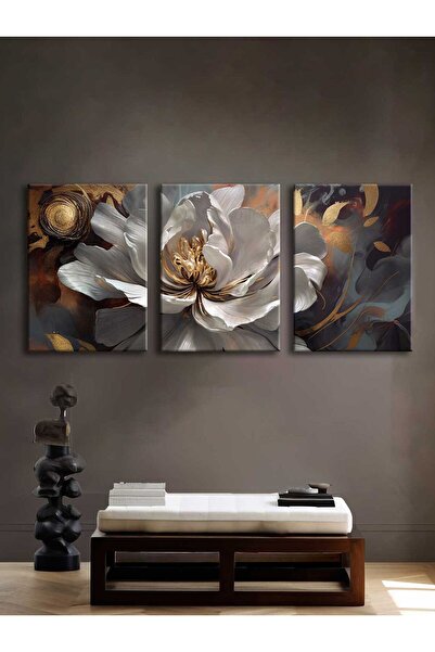 Voovart Kanvas Duvar Tablosu 3'lü Canvas Tablo Seti - VOOV4222