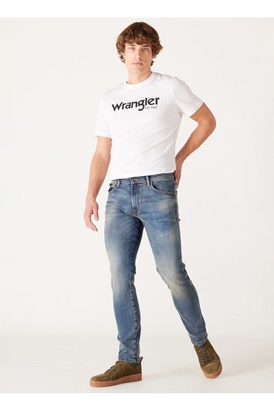 WRANGLER Low Waist Slim Fit Herren-Jeanshose W18S031XT Larston Jeanshose