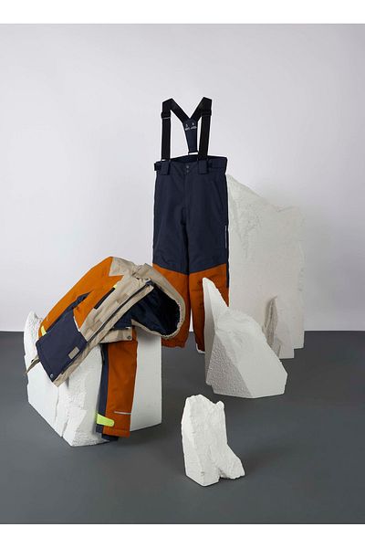 name ıt Orange Men's Trousers - Regular Waist, Elastic Leg, Nkmsnow10 Pant Block Fo