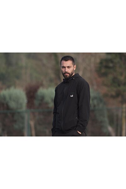 KAPÜŞONLU YAĞMURLUK-SİYAH