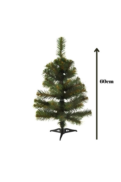 buradanaldım Yılbaşı Çam Ağacı 60 Cm Lüks Masa Üzeri Çam Ağacı 56 Dal, Noel Ağacı, Noel Ev Dekorasyonu